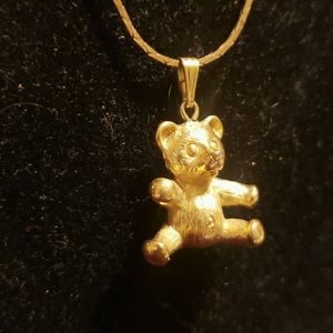 Heavy lil bear pendant